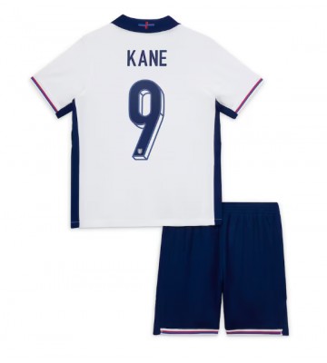 England Harry Kane #9 Replica Home Stadium Kit for Kids Euro 2024 Short Sleeve (+ pants)